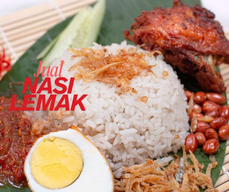 Khaz jual nasi lemak